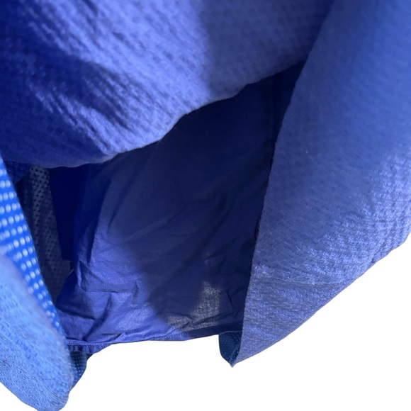 ANTHROPOLOGIE Maeve Rosemary Indigo Midi Dress Size 2 Button Front Pockets - Picture 7 of 11